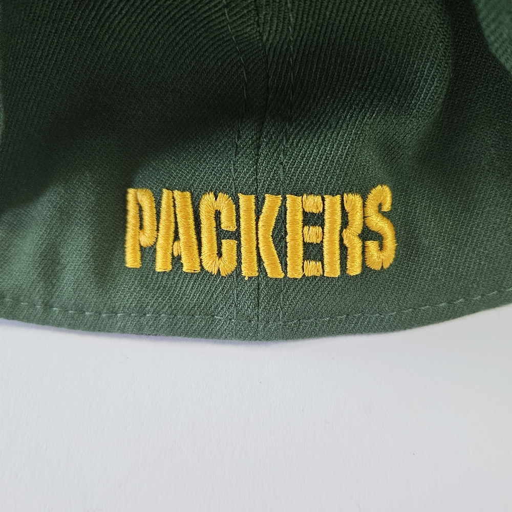 Green Bay Packers New Era 39THIRTY Fitted Cap Size Small/Medium New Without Tags - Picture 2 of 8